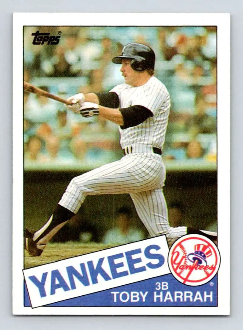 1985 Topps #94 Toby Harrah EX Excellent New York Yankees Baseball Card - Baseball Card Single