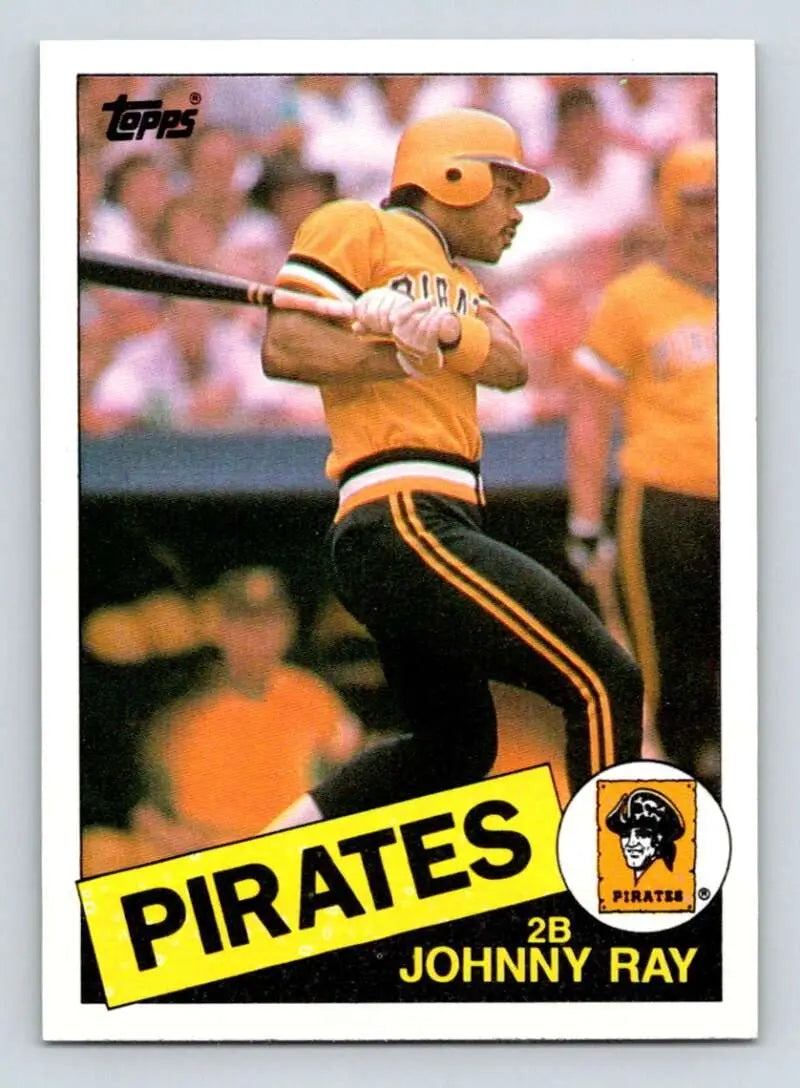 1985 Topps #96 Johnny Ray EX Excellent Pittsburgh Pirates Baseball Card - Baseball Card Single