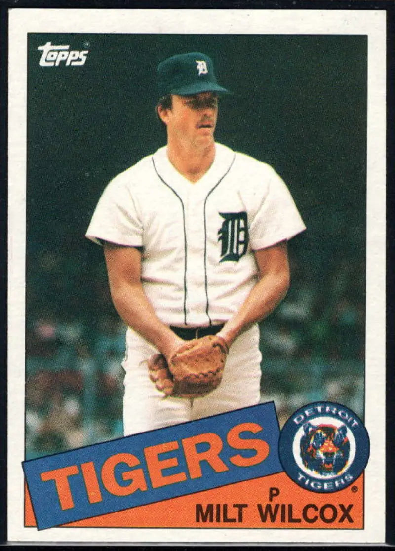 1985 Topps #99 Milt Wilcox EX Excellent Detroit Tigers Baseball Card - Baseball Card Single