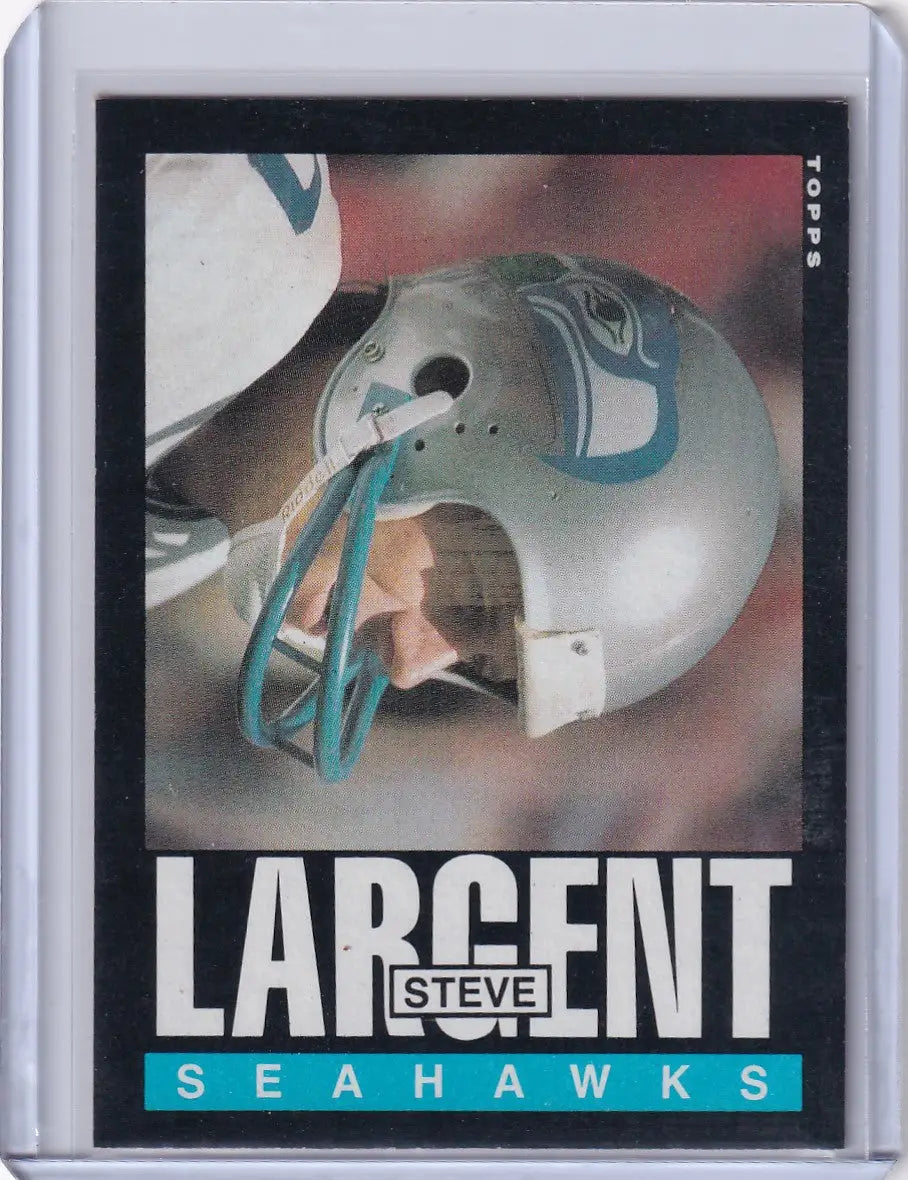 1985 Topps Football #389 Steve Largent card for Seattle Seahawks collectors