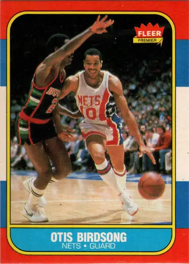 1986-87 Fleer Basketball Otis Birdsong base rookie card collectible image