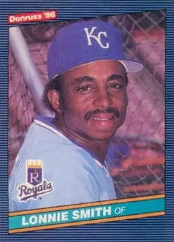 1986 Donruss #399 Lonnie Smith NM-MT Royals ID:21776 - Baseball Card Single