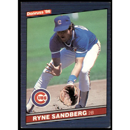 1986 Donruss #67 Ryne Sandberg EX Chicago Cubs Baseball Card