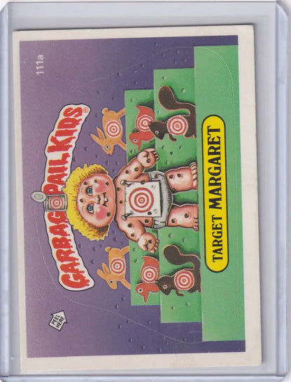 Garbage Pail Kids Series 3 111a Target Margaret trading card displayed in product image