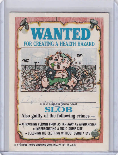 Garbage Pail Kids trading card from Series 3 117b Las Vegas product display