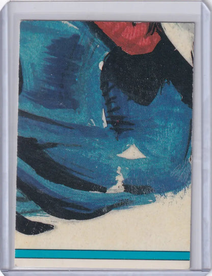 Abstract painted card from Garbage Pail Kids Series 3 featuring 123a Glooey Gabe