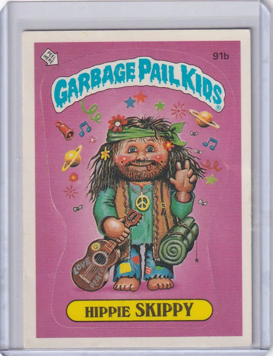 Garbage Pail Kids trading card from Series 3 91b Hippie Skippy collection