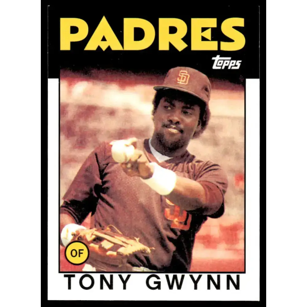1986 Topps #10 Tony Gwynn NM/MT San Diego Padres Baseball Card