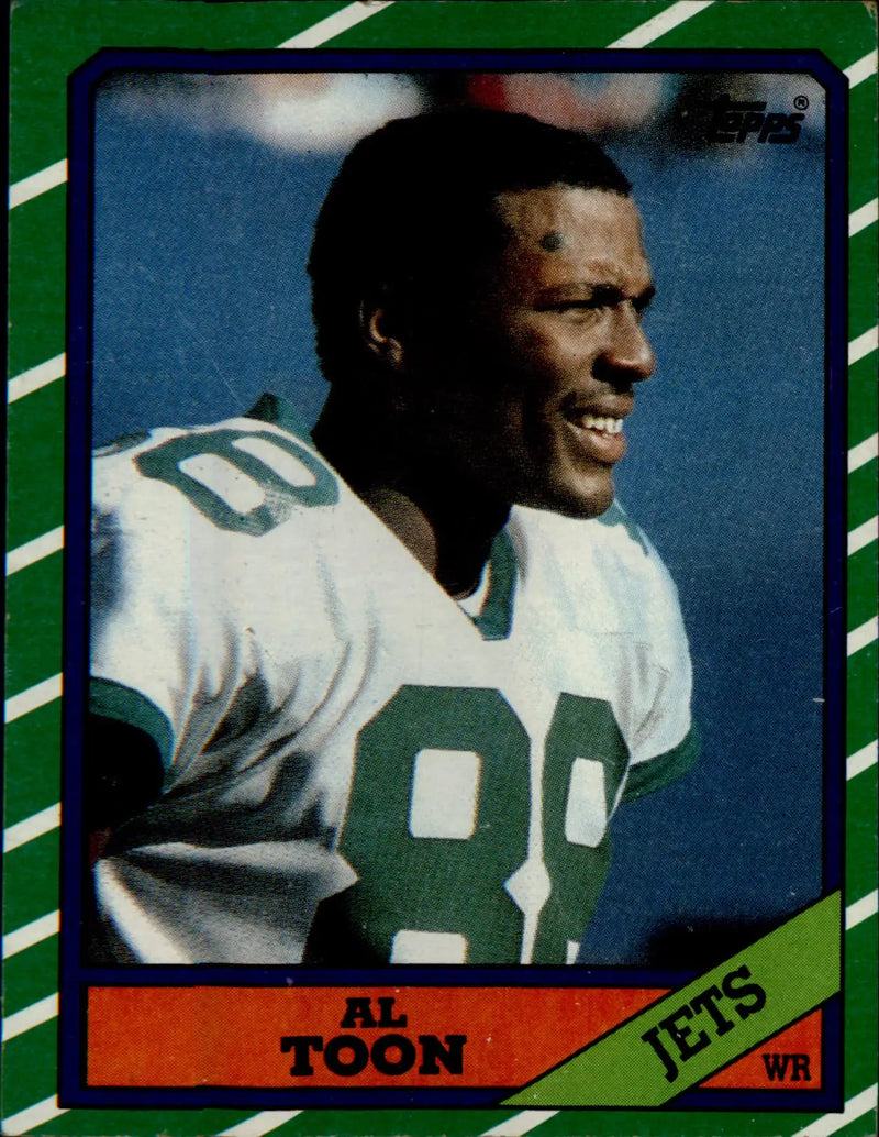 1986 Topps #101b Al Toon Rookie Rookie - Football Card Single