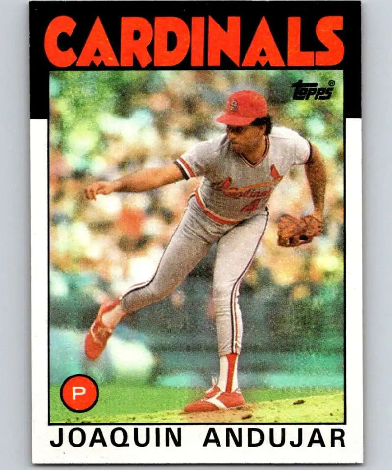 1986 Topps #150 Joaquin Andujar EX Excellent St. Louis Cardinals Baseball Card - Baseball Card Single