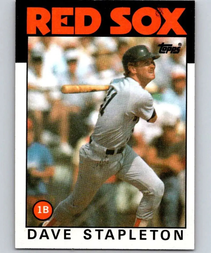 1986 Topps #151 Dave Stapleton EX Excellent Boston Red Sox Baseball Card - Baseball Card Single
