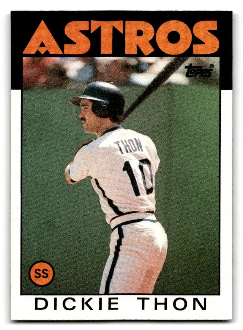 1986 Topps #166 Dickie Thon - Baseball Card Single