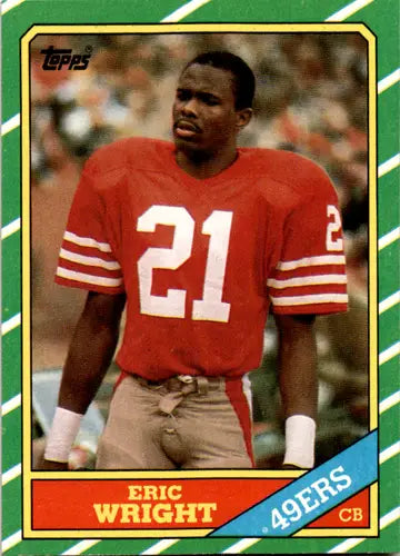 1986 Topps #167 Eric Wright NM Near Mint 49ers ID:46035 - Trading Cards