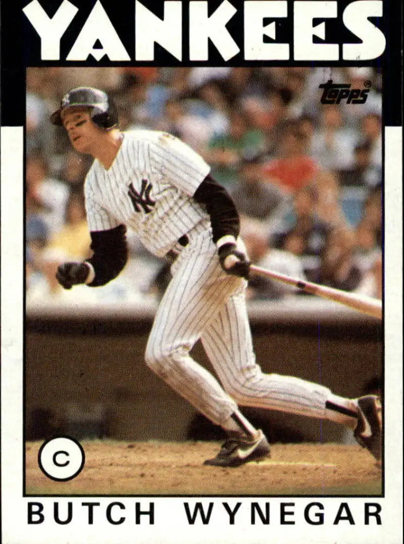 1986 Topps #235 Butch Wynegar EX Excellent New York Yankees Baseball Card - Baseball Card Single