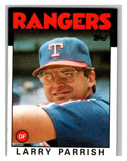 1986 Topps #238 Larry Parrish EX Excellent Texas Rangers Baseball Card - Baseball Card Single