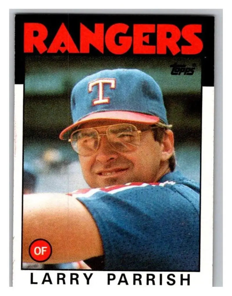 1986 Topps #238 Larry Parrish EX Excellent Texas Rangers Baseball Card - Baseball Card Single