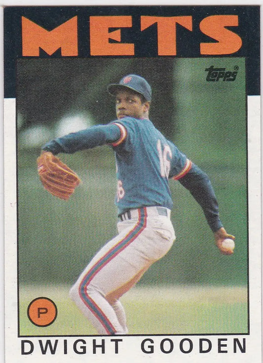 1986 Topps #250 Dwight Gooden New York Mets - Baseball Card Single