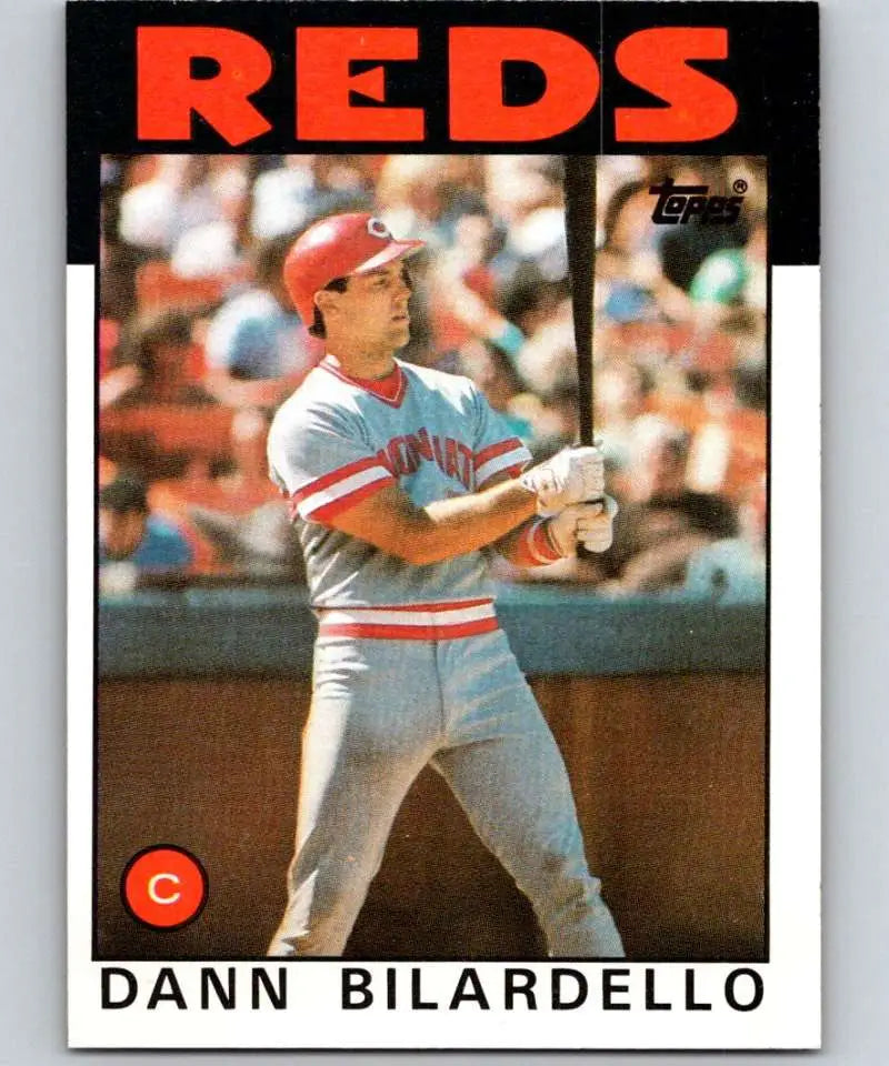 1986 Topps #253 Dann Bilardello EX Excellent Cincinnati Reds Baseball Card - Baseball Card Single