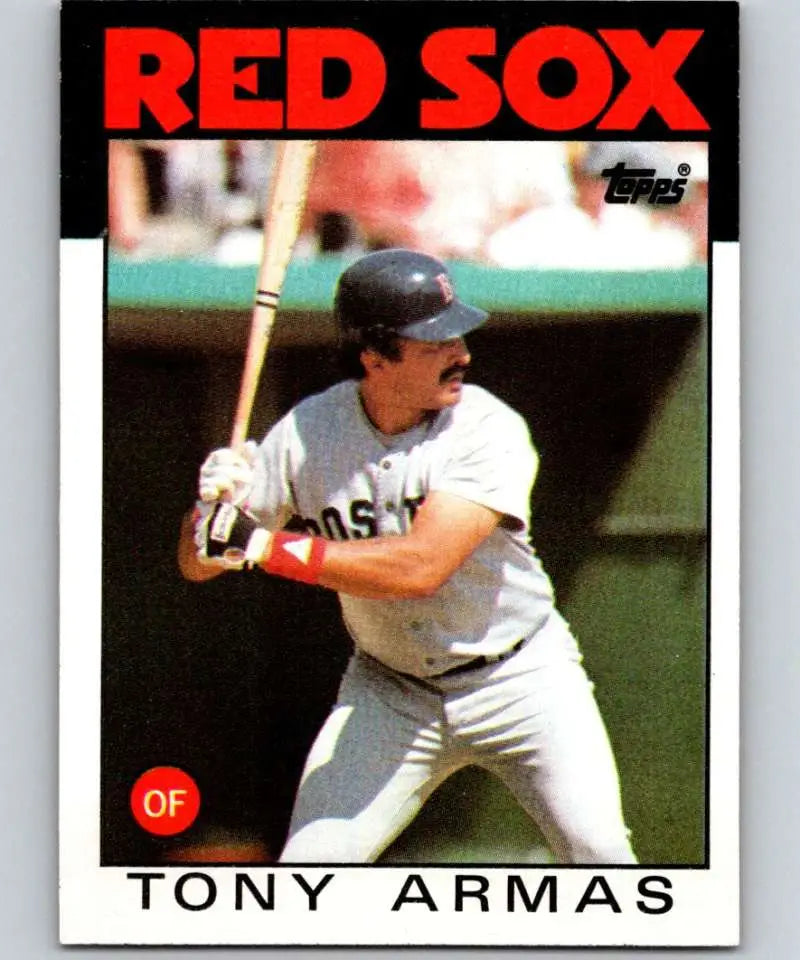 1986 Topps #255 Tony Armas EX Excellent Boston Red Sox Baseball Card - Baseball Card Single
