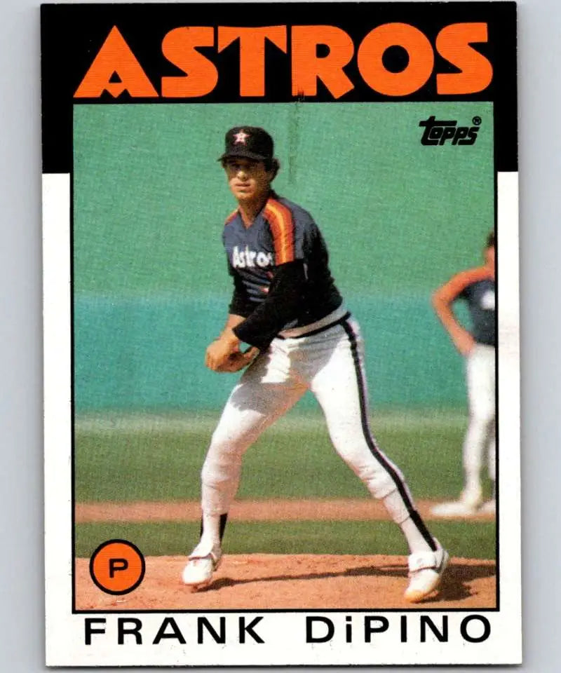 1986 Topps #26 Frank DiPino EX Excellent Houston Astros Baseball Card - Baseball Card Single