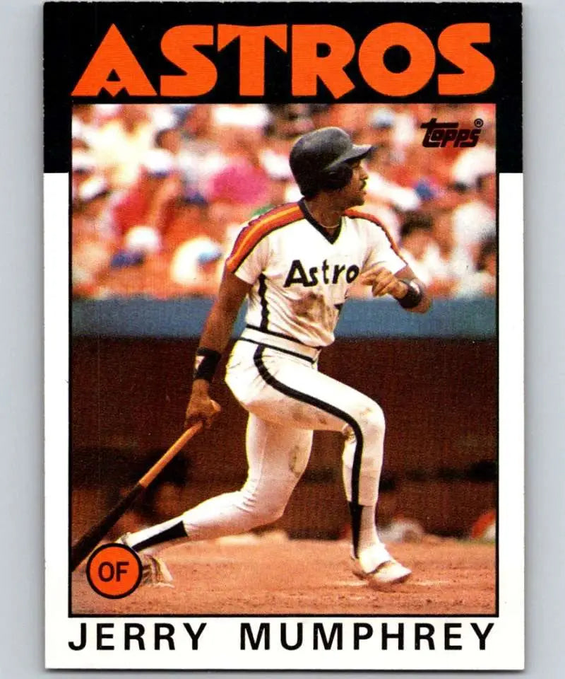 1986 Topps #282 Jerry Mumphrey EX Excellent Houston Astros Baseball Card - Baseball Card Single