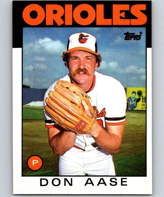 1986 Topps #288 Don Aase EX Excellent Baltimore Orioles Baseball Card - Baseball Card Single
