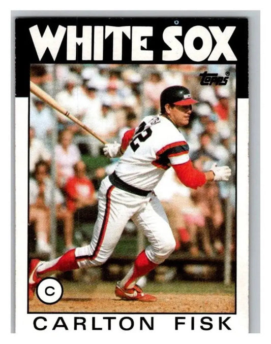 1986 Topps #290 Carlton Fisk EX Excellent Chicago White Sox Baseball Card - Baseball Card Single