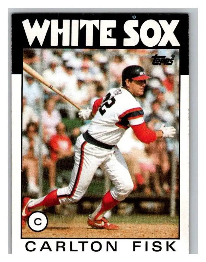1986 Topps #290 Carlton Fisk EX Excellent Chicago White Sox Baseball Card - Baseball Card Single