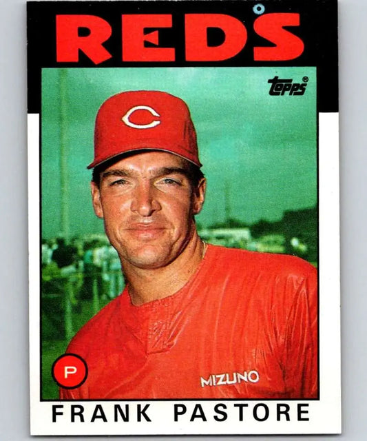 1986 Topps #314 Frank Pastore EX Excellent Cincinnati Reds Baseball Card - Baseball Card Single