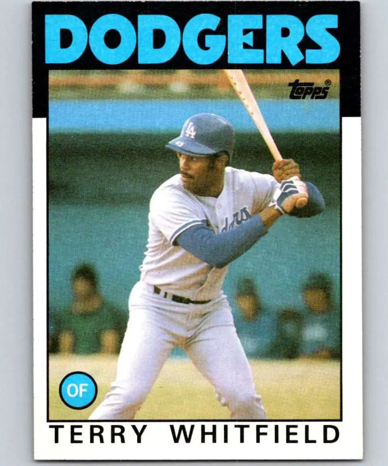 1986 Topps #318 Terry Whitfield EX Excellent Los Angeles Dodgers Baseball Card - Baseball Card Single