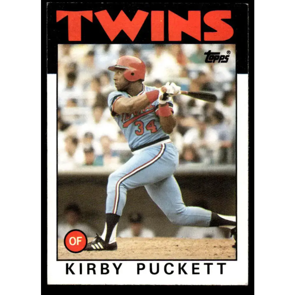 1986 Topps #329 Kirby Puckett EX/NM Minnesota Twins Baseball Card