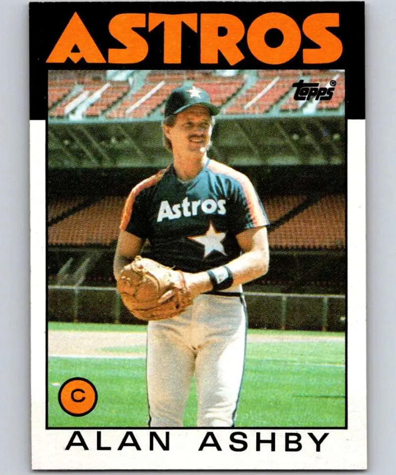 1986 Topps #331 Alan Ashby EX Excellent Houston Astros Baseball Card