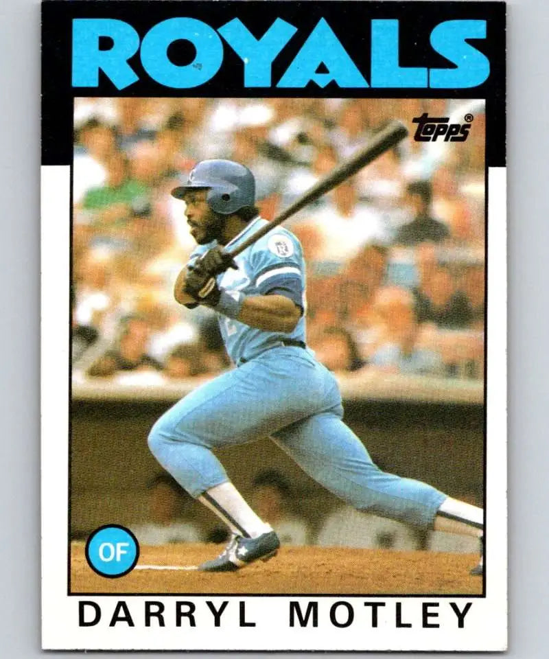 1986 Topps #332 Darryl Motley EX Excellent Kansas City Royals Baseball Card - Baseball Card Single