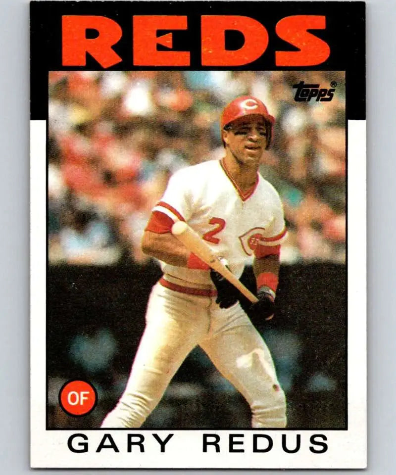 1986 Topps #342 Gary Redus EX Excellent Cincinnati Reds Baseball Card - Baseball Card Single