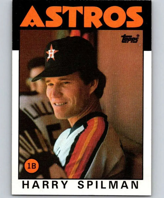 1986 Topps #352 Harry Spilman EX Excellent Houston Astros Baseball Card - Baseball Card Single