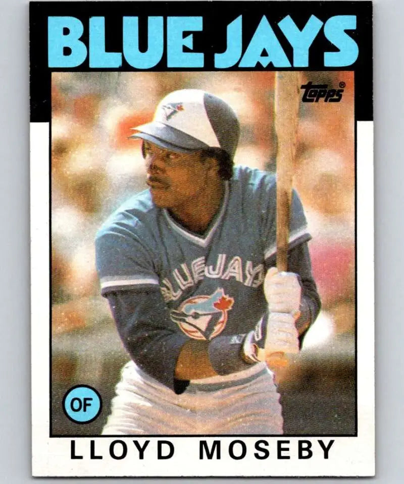 1986 Topps #360 Lloyd Moseby EX Excellent Toronto Blue Jays Baseball Card - Baseball Card Single