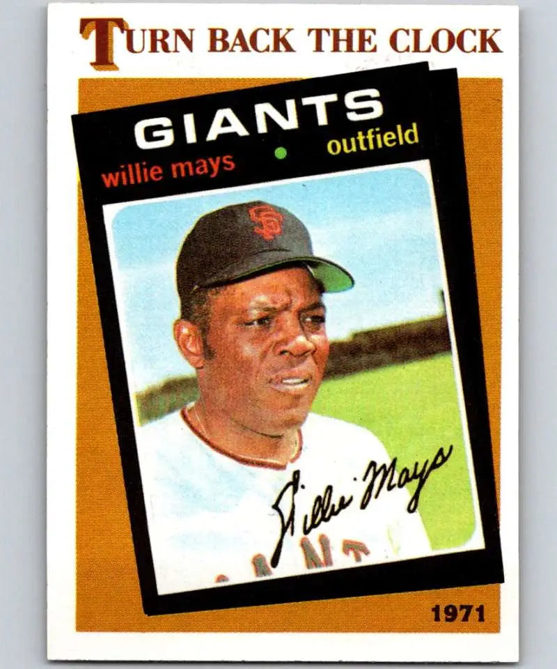 1986 Topps #403 Willie Mays EX Excellent San Francisco Giants Baseball Card - Baseball Card Single