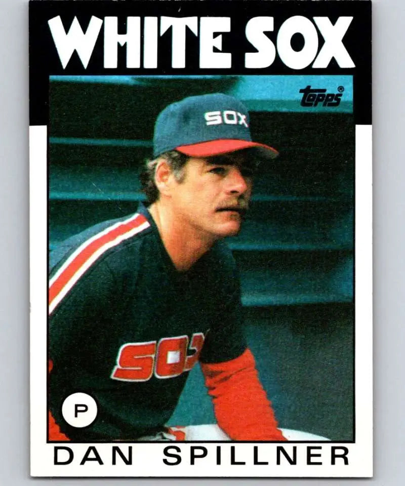 1986 Topps #423 Dan Spillner EX Excellent Chicago White Sox Baseball Card - Baseball Card Single