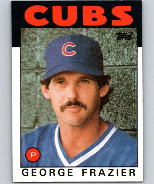 1986 Topps #431 George Frazier EX Excellent Chicago Cubs Baseball Card