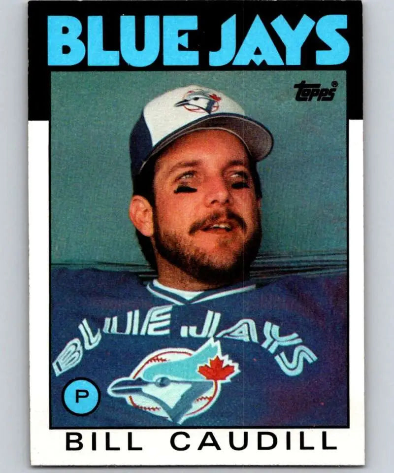 1986 Topps #435 Bill Caudill EX Excellent Toronto Blue Jays Baseball Card - Baseball Card Single