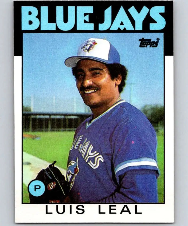 1986 Topps #459 Luis Leal EX Excellent Toronto Blue Jays Baseball Card - Baseball Card Single