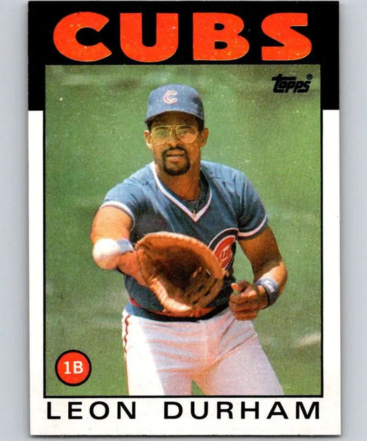 1986 Topps #460 Leon Durham EX Excellent Chicago Cubs Baseball Card - Baseball Card Single