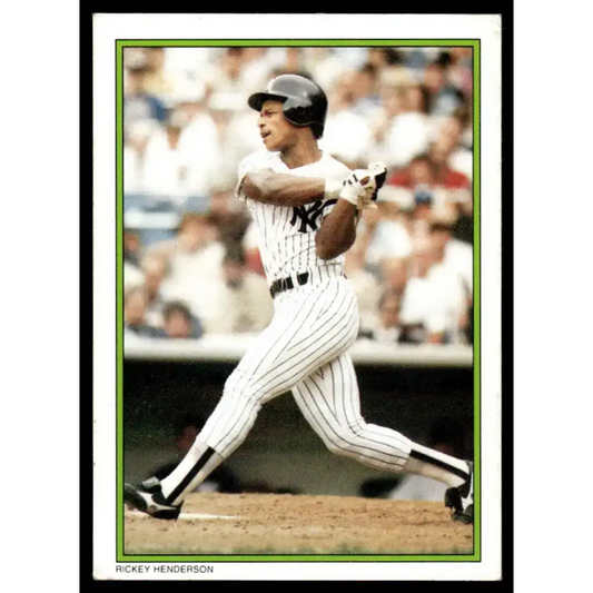 1986 Topps #5 Rickey Henderson VG/EX New York Yankees Baseball Card