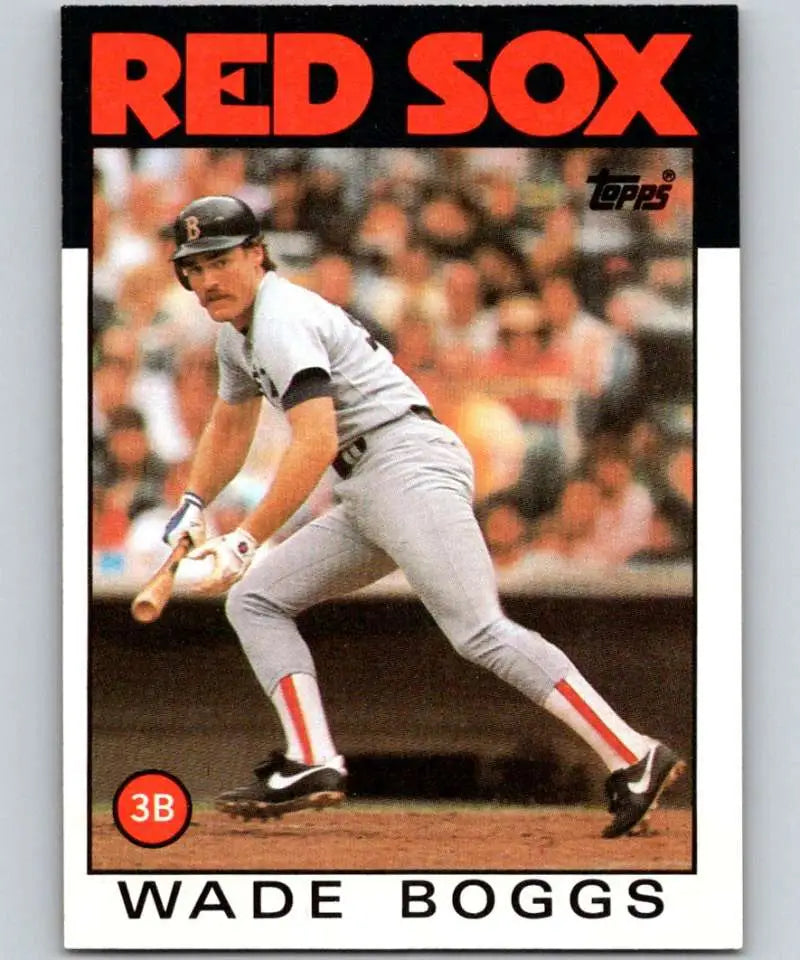 1986 Topps #510 Wade Boggs EX Excellent Boston Red Sox Baseball Card - Baseball Card Single