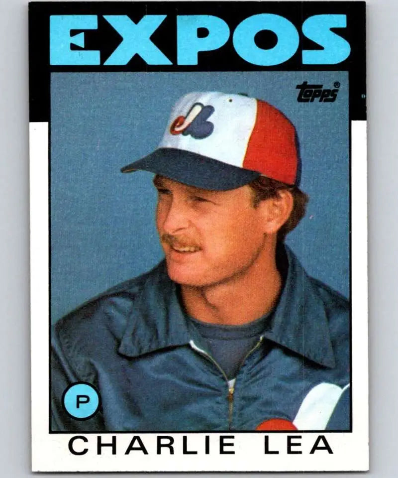 1986 Topps #526 Charlie Lea EX Excellent Montreal Expos Baseball Card - Baseball Card Single