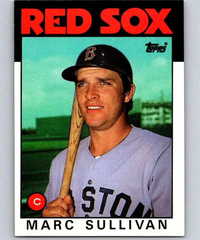 1986 Topps #529 Marc Sullivan EX Excellent Boston Red Sox Baseball Card - Baseball Card Single