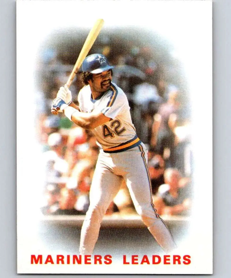 1986 Topps #546 Dave Henderson EX Excellent Seattle Mariners Baseball Card - Baseball Card Single