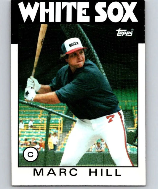 1986 Topps #552 Marc Hill EX Excellent Chicago White Sox Baseball Card - Baseball Card Single