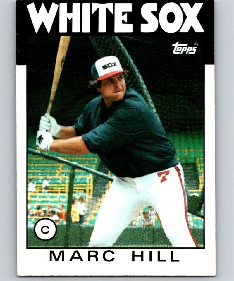 1986 Topps #552 Marc Hill EX Excellent Chicago White Sox Baseball Card - Baseball Card Single