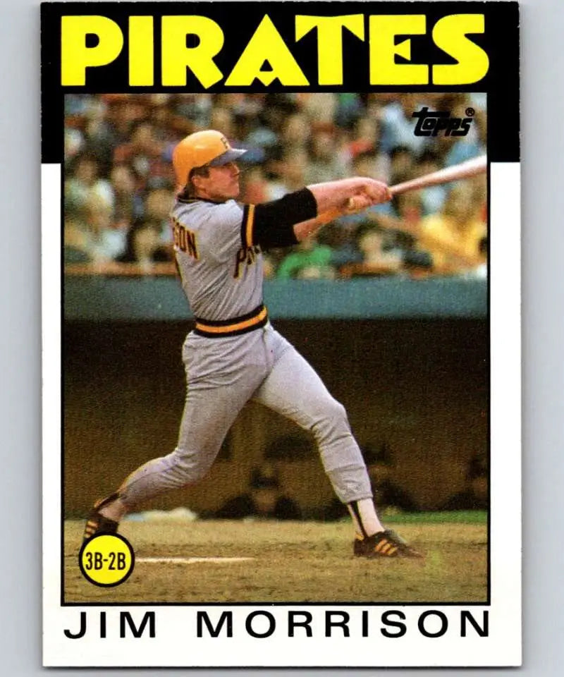 1986 Topps #553 Jim Morrison EX Excellent Pittsburgh Pirates Baseball Card - Baseball Card Single